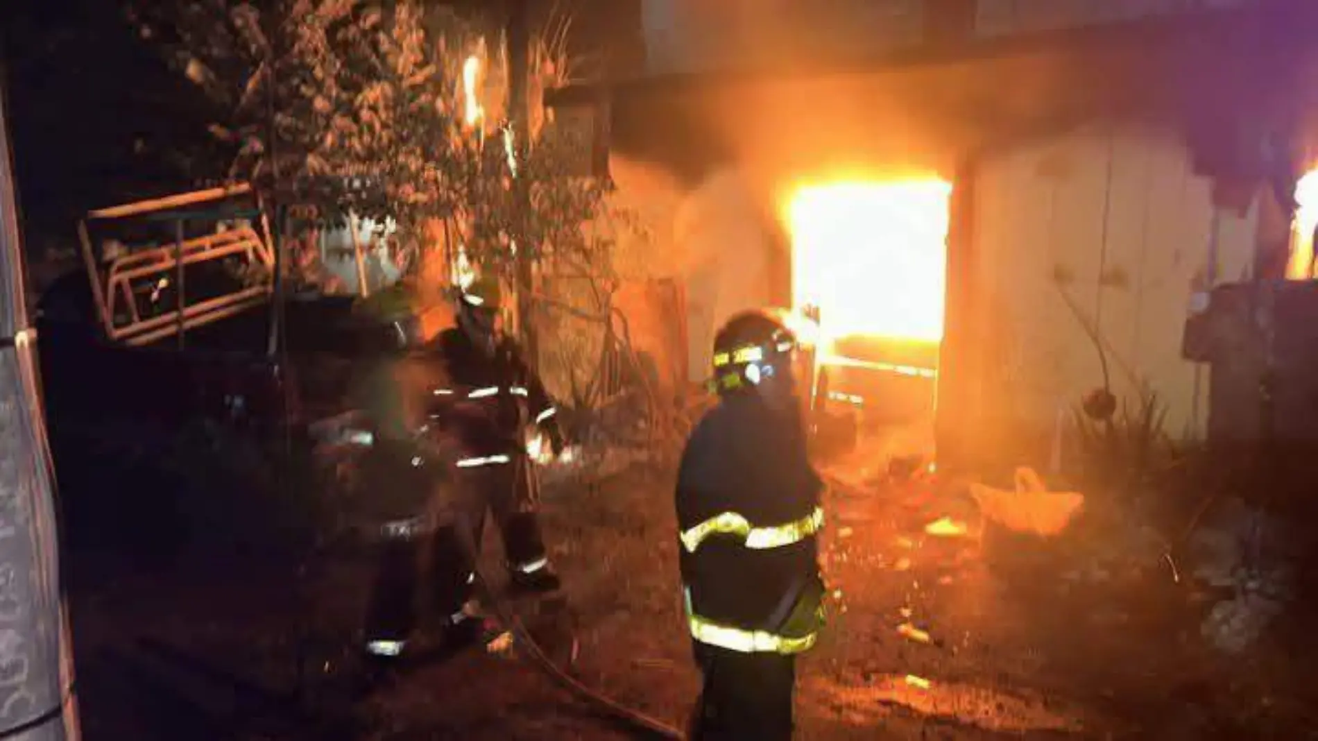 Incendio de domicilio en norte de Veracruz